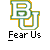 A static contact sheet showing two identical frames of a pixelated buddy icon with 'BU' logo and text elements on gray background.