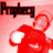 Pixelated red and white image with 'Prophecy' text above a stylized figure holding a glowing object.