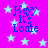 A static image with a bright pink background filled with light blue stars and the text "Hey it's Loide" in dark blue pixelated font.