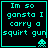 Four identical pixel-art with cyan text and border on black background, each containing a small alien icon