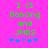 Green pixelated text on bright pink background reads "I <3 Dancing and JMDS" with blue and purple pixelated stars below.