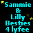 repeated text elements with cyan lettering on black background, featuring yellow stars and a gray rectangle in the bottom-right corner