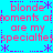 Pixelated text repeats 'blonde moments are my specialties' with purple asterisks on a cyan background, no visible animation changes.