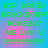 Green pixelated text on blue background with pink gradient, repeating 'RIP DAVID BROCKDORFF NOV2207 WE LUV U' and exclamation marks across four identical