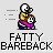Pixel art animation of two characters: a larger figure with white hair and yellow shirt holding a smaller brown-haired character in purple clothing, showing sequential movement changes.