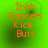 Green background with orange text reading 'Irish Dancers Kick Butt' in four identical arranged in a