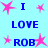 A static image with a light blue background displays repeated text and star symbols in blue and pink.