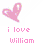 heart-shaped icons in pastel colors with pink text reading 'i love lillian' beneath each, displayed on a white background