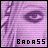 A 4x4 contact sheet of animated frames showing a close-up of a person's eye and hair with purple tinted pixels, displaying text variations at the bottom left corner across frames.