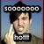 A person with dark hair and a brown shirt holds a finger to their temple against a blue sky background, with text overlays changing across frames.