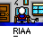 Animated contact sheet showing a pixel art sequence of a stick figure at a computer with multiple frames depicting window interactions, character additions, and text changes.