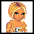 Pixelated cartoon character with blonde hair and blue eyes in a 2x2 contact sheet layout showing text variations across frames.