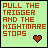 Two side-by-side display identical pixelated text with a heart symbol changing from brown to white