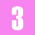 Pink background with white numbers and black geometric shapes, featuring the word "ACTION!" in bottom-right corner.