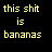 A static contact sheet of an animated icon showing yellow pixelated text on a black background with a gray transparency indicator in the bottom-right corner.
