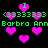 Pixelated green text and pink hearts on black background with animated heart movement.