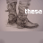 Animated contact sheet showing sequential frames of a boot-focused animation with evolving text and partial leg visibility.