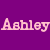 Pixelated text 'Aabley' appears on a split background of purple and pink, with the left side showing lighter pixels than the right.