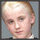 Three pixelated views of a person with light hair in different poses and backgrounds.
