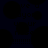 Dark blue background with repeated black circular shapes and faint pixelated text elements including 'ayor' and 'UR' visible.