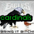 Animated sequence showing an eagle and cardinal with changing text overlays: 'cardinals' in green, then 'suck eagles', followed by 'nuts!!!!!!'.