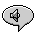 Five pixel-art speech bubbles with speaker icons showing sequential sound wave animations and a red lightning bolt effect.