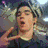 Four- shows a person with changing facial expressions and green text overlay reading 'with funny faces or without always cute' on the right