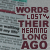 A static image of repeated text blocks on a textured background with subtle color variations.