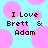 Pixelated text on a light blue background with pink circles; the same static image appears in both observations.