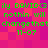 Green pixelated text on a pink and purple checkered background with repeated phrases and dates.