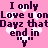 A 4-frame animated contact sheet showing a pixelated text-based icon with repeated phrases on a pink background, featuring white heart shapes and small downward-pointing arrows beneath the text.