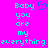Pixelated cyan text on bright pink background reads "Baby you are my everything" with a blue heart symbol above the first line.