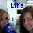 A pixelated image of a person holding a blue microphone, with text overlays reading 'Bff's 'Till The End' across two