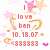 Pixelated image with pink and orange text reading 'I love ben 10.18.07-433333' surrounded by stars, crescent moons, and a heart.