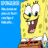 Four cartoon characters in a : Spongebob Squarepants, Patrick Star, Squidward Tentacles, and Mr. Krabs with pixelated text on colored backgrounds