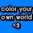 Six display identical text and symbols on solid colored backgrounds with no visible animation changes