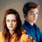 Two pixelated figures in orange and blue clothing appear in the top-left, while a single figure in orange clothing covers their face in the top-right; text below reads "'Isabella Swan... I promise to love you" and "forever. Every single day of forever".