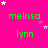 A bright pink background with green text reading 'melissa' and 'lynn', surrounded by white and light pink stars, arranged in a pattern