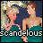 Animated sequence of two figures in teal gowns against a dark blue background with white sparkles, showing sequential pose changes.