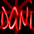 Red neon-style text "DANI DANI" on black background with pixelated glow effect, displayed as a static contact sheet frame.