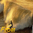 Animated sequence showing a figure on a beach at dawn and dusk with changing text overlays.