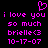Pixelated pink text on black background with heart symbol above, repeated twice in