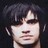 Static 48x48 pixel icon showing a close-up of a person's face with dark hair against a black background, rendered in low-resolution pixel art style.