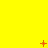 Yellow background with scattered red pixel clusters forming plus signs, stars, and dots in a pattern