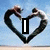 Two people form a heart shape with their bodies against a blue sky background, with text overlays changing across frames.