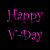 Animated contact sheet of Winnie the Pooh character holding pink hearts with Valentine's Day text, showing progressive animation frames from partial to full pose on black background.
