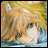 A pixelated anime-style character with blonde hair and green eyes appears on the left side of a contact sheet, while the right side displays text reading "Anime IM" above smaller text that may be "COM" or similar.