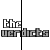 A static image displays repeated text 'the verdicts' in pixelated gray font across a white background with black vertical lines.