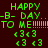 Green and cyan pixelated text and symbols on dark brown background with alternating cyan highlight bars.