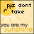 Pixelated sun icon with yellow face and rays, displaying text fragments across four